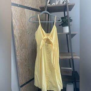 NWT Ecowish Front Tie Button Down Midi Dress SIZE M